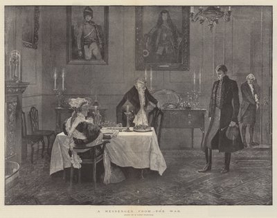 A Messenger from the War by Richard Caton Woodville junior